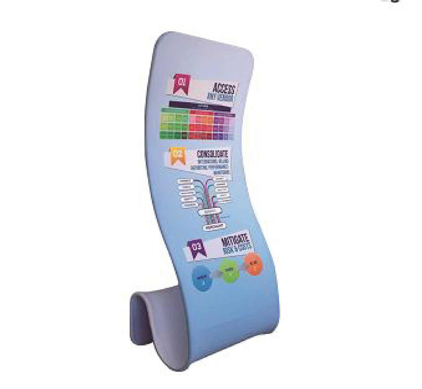 S-Shaped Stand Trade Show Display